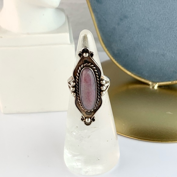 SOLD‼️Vintage NAKAI Native American NavajoBoho Sugilite Sterling Silver Ring - Picture 11 of 14